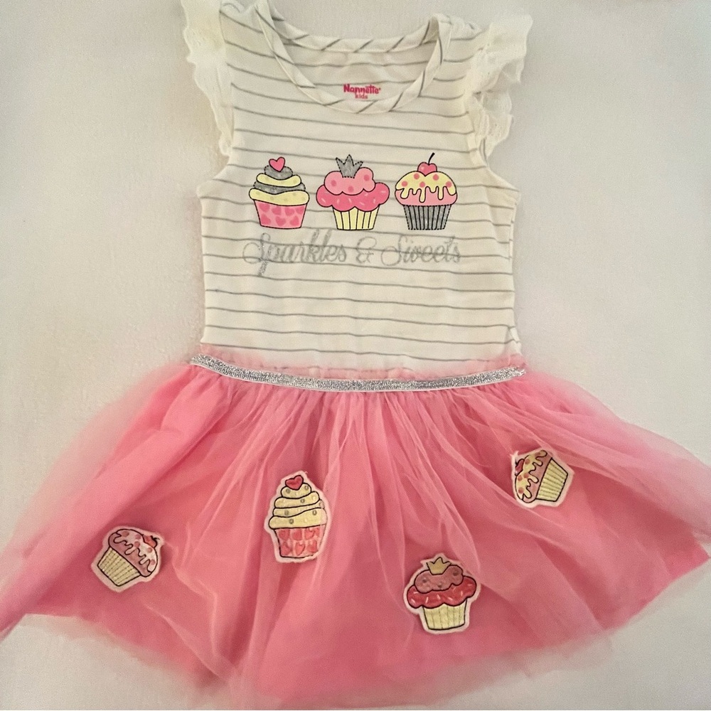 Nannette Sparkles & Sweets Tulle Cupcake Dress